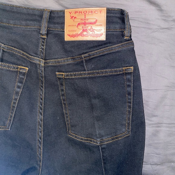 Y/PROJECT classic trumpet denim pants - Picture 3 of 4
